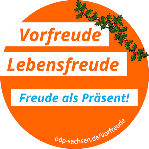 Logo "Vorfreude, Lebensfreude, Freude als Präsent!"