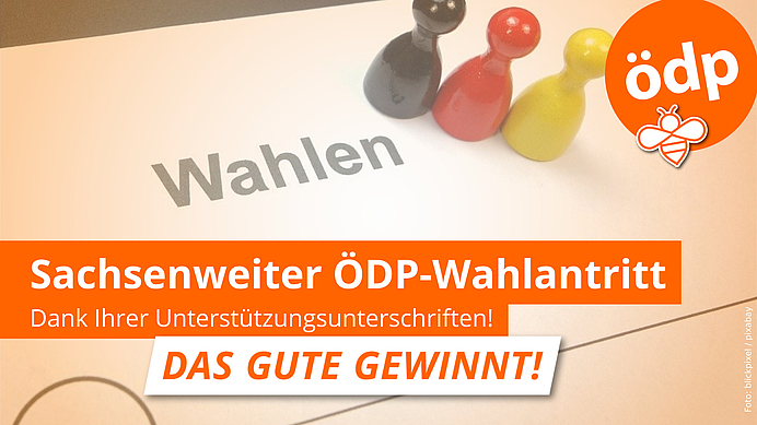 Sachsenweiter ÖDP-Wahlantritt