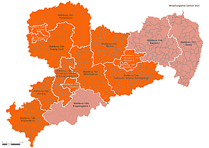 sächsische Wahlkreise mit ÖDP-Kandidaten