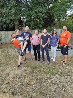 Jens Gagelmann (SN), Tobias Kretschmer (SN), Martin Truckenbrodt (TH), Harakd Vauk (SN), Florian Richter (TH), Karolin Zinkeisen (TH), Jörg Bosse (ST) - v.l.n.r.