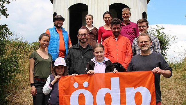 Gruppenfoto Gottesacker Herrnhut Foto: Markus Taubert