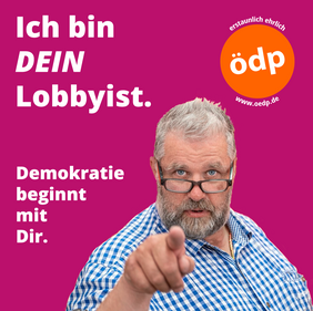 Harald Vauk - Plakat "Ich bin DEIN Lobbyist"