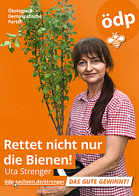 Uta Strenger ÖDP Plakat