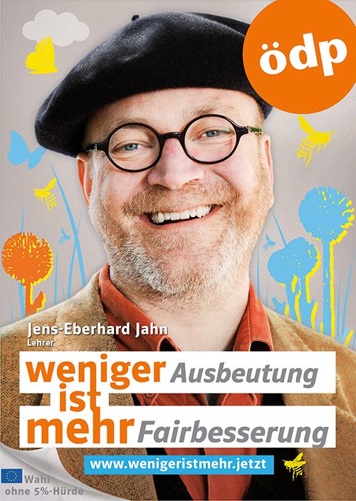 Kandidatenplakat zur Europawahl